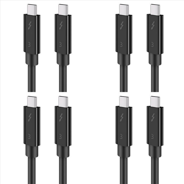 4X Cable Typec para 3 Cable de Datos 40Gbps Velocidad 100W Carga RáPida 5K TransmisióN 50Cm
