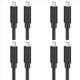 thumbnail image 1 of 4X Cable Typec para 3 Cable de Datos 40Gbps Velocidad 100W Carga RáPida 5K TransmisióN 50Cm, 1 of 5