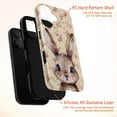 thumbnail image 4 of Cute Bunny Floral Phone Case, Vintage Watercolor Rabbit iPhone Cover, Soft Aesthetic Protective Case for iPhone 16 15 14 13 12 11, 4 of 6