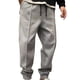 thumbnail image 1 of Pantalones largos de moda para hombre, con cordón, cintura elástica, color sólido, informales, largos, para hombre, 1 of 6