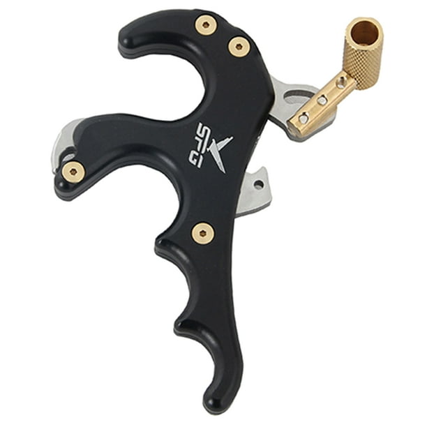 4 Finger Grip Thumb Trigger Release Assistant Compound Bow Archery