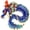 Blue, variant on Dragon Brooch Pin Vintage 12 Zodiac Dragon Totem Brooch Lapel Pin for Women Men Fashion Scarf Collar Pin Corsage Jewelry