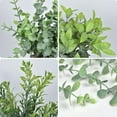 thumbnail image 2 of Coolmade 3 Pack Mini Potted Fake Plants Artificial Plastic Eucalyptus Plants with 20" Artificial Hanging Plants for Home Office Desk Farmhouse Room Decor, 2 of 7