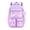 Dreamy Purple, variant on Lightweight Backpack Roomy Water-Resistant Bookbag with Fluffy Heart Pearl Keychain, Clamshell Wide Opening Daypack, Dreamy Blue