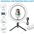 thumbnail image 5 of LED ring light with stand and 1 phone holder, dimmable desk lamp, 5 of 5