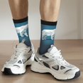 thumbnail image 5 of Colorful and Mid-Calf Socks for Men and Women, 1 Pair Walking Polar Bear, 5 of 8