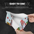 thumbnail image 5 of Kdxio Funny Christmas Gnome Print Tissue Box Cover,Modern PU Leather Rectangular Tissue Box Holder for Bathroom Living Room Bedroom Office Desk Car Home, 5 of 9