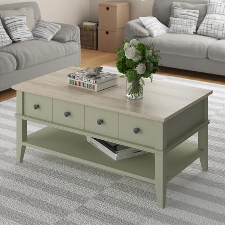 Ameriwood Home Newport Coffee Table, Light Gray/Light Brown Ameriwood Home Newport Coffee Table, Light Gray/Light Brown - Walmart.com - Ameriwood Home Newport Coffee Table, Light Gray/Light Brown