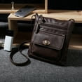 thumbnail image 2 of Kiplyki Womens Leather Satchel Cross Body Shoulder Messenger Bag Coffee, 2 of 2