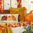thumbnail image 6 of Fall Garland Decor - 68.9" Pumpkin & Maple Leaf Hanging Vine for Fireplace & Staircase, 6 of 7