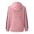 thumbnail image 5 of Kaprioy Zip Up Hoodie Y2K Hoodies Downtown Girl Oversized Cute Workout Essentials Hoodie Trendy Fall Fashion Clothes Pink, S, 5 of 5