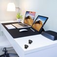 thumbnail image 4 of 2 Pcs Support Surélevé Portable pour Ordinateur Portable pour Bureau, Support Invisible pour Clavier et Ordinateur Portable avec Fonction de Refroidissement et Hauteur Réglable pour Voyage et Usage au Bureau, 4 of 8