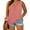 Light Pink, variant on Langwyqu Plus Size Tank Tops for Women Summer Sleeveless Henley T-Shirts Tops