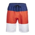 thumbnail image 4 of FANNYC Men's Beach Pants Elastic Waist Surf Board Shorts Drawstring Quick Dry Swimwear Walk Shorts, 4 of 7