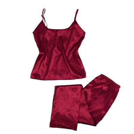 

Miarhb Women cotton brief underwear Sling Pajamas Nightdress Lingerie Satin Silk Underwear Sleepwear Lace Trousers for me