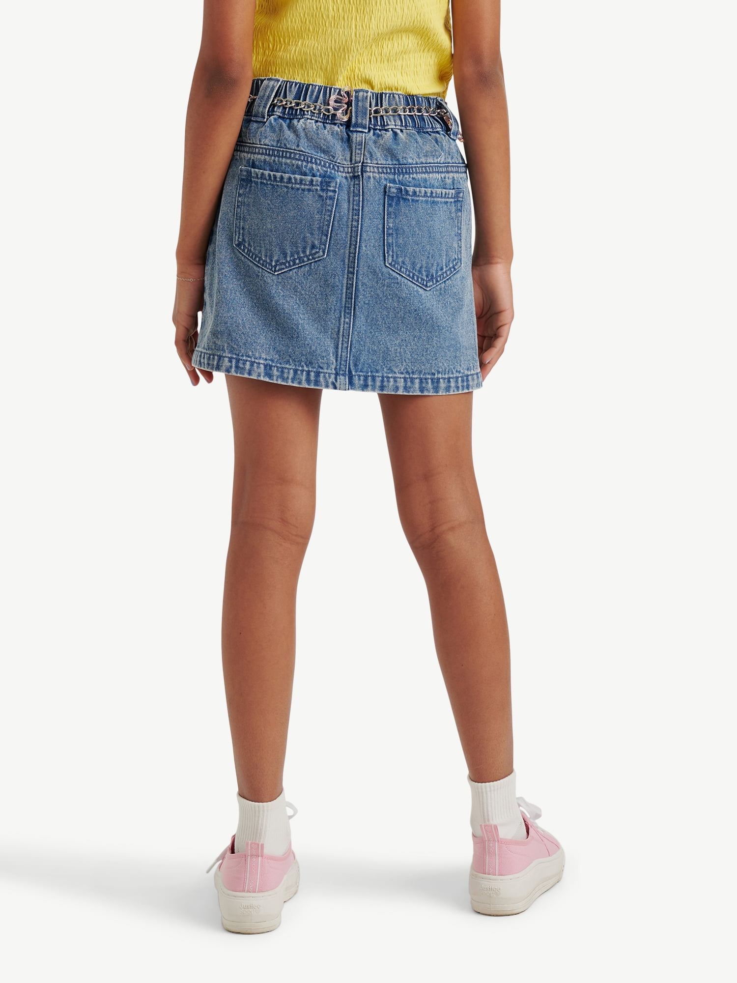 Spongebob X Justice Girls Denim Skirt, Sizes XS - XLP - Walmart.com