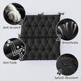 thumbnail image 6 of Pakunoda Porch Swing Cushions 47” X 40” X 5”, 2-3 Seater Bench Cushion with Backrest, Waterproof Replacement Outdoor Cushion with Tie, Black, 6 of 6