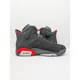 thumbnail image 3 of Ni - ke Ni - ke Air Jordan 6 Retro Sneakers Mens 9 Black/Infrared 384664-060 New 2019, 3 of 5