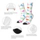 thumbnail image 4 of Balery Happy Easter Rabbit Calcetas Largas con Estampado para Hombre y Mujer – Suaves y Transpirables, Talla Única (US 5-11), 4 of 6