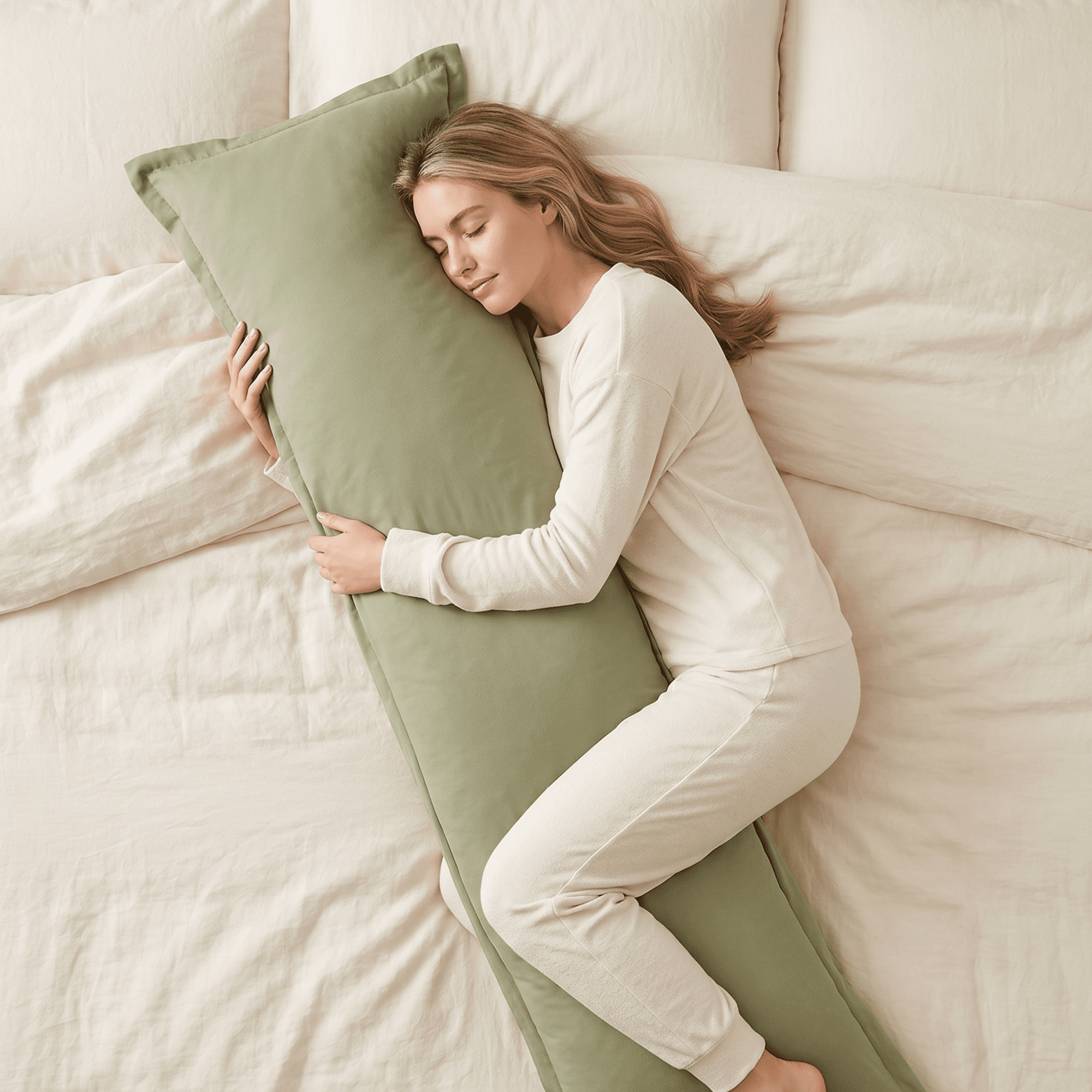Unique Bargains 1 Pack Soft Cooling Cotton Pillow Covers Wrinkle Resistant Bean green B