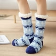 thumbnail image 4 of Vinsonshop Women's Slipper Socks Women Fuzzy Socks Crew Socks for Women Warm Socks Warm Fuzzy Socks for Women Winter Socks for Women Fluffy Socks Sky Blue One Size, 4 of 7