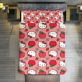 thumbnail image 7 of Hello Kitty Duvet Cover Set 3-Piece Bedding Set Soft Warm And Comfortable Soft Bed Set with 1 Duvet Cover And 2 Pillowcases for Bedroom All Season 79"x90", 7 of 7