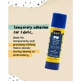 thumbnail image 2 of Odif 505 Temporary Adhesive Fabric Glue Stick | Fabric Glue Sticks with No Residue | Disappears After Washing | Precise Application Fabric Adhesive 1.27 oz (3), 2 of 3