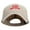 Khaki, variant on Hot Dog Icon Embroidered Low Profile Organic Cotton Cap - Black OSFM