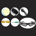 thumbnail image 7 of Bluetooth Glasses - Stereo Audio Sunglasses With Retractable Headphones, Polarized UV Protection Lenses, 5H Call Time For Music And Phone, Includes Replacement Lenses And Tools, 7 of 7