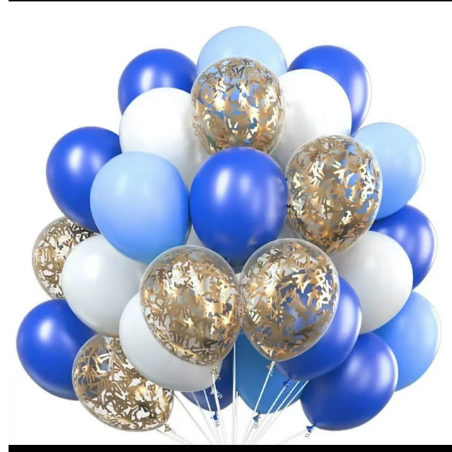 Nvzi Globos, 30 piezas de globos de confeti de 12 pulgadas y globos de látex morado y rosa metálico con cinta, baby shower, decoraciones para fiestas de bodas, O