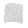 thumbnail image 2 of Rectangle Ottoman Slipcover Stretchable Footrest Stool Slipcover Thick Washable White, 2 of 9