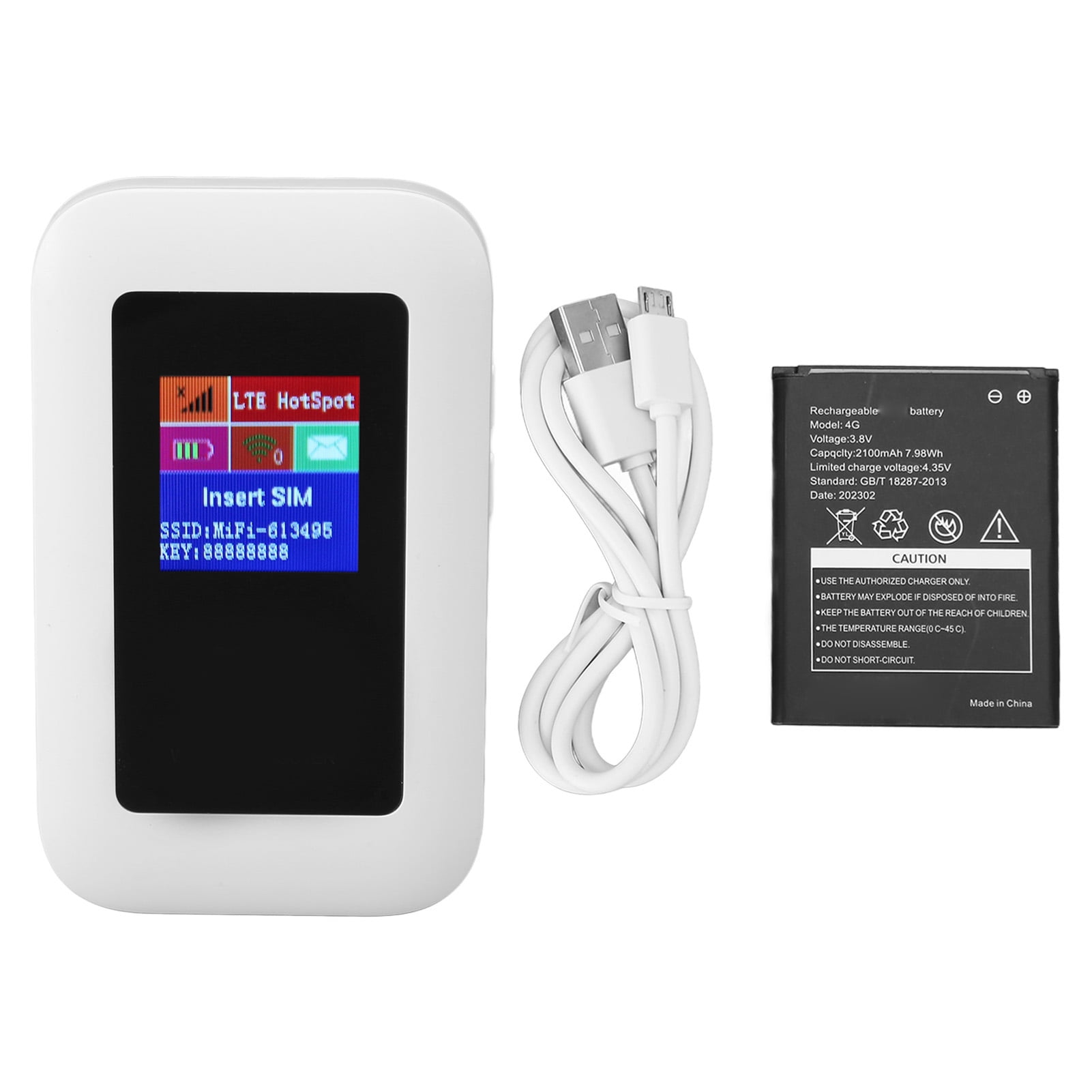 4G LTE MIFI Router with Color Screen Support 10 Devices 150Mbps Mobile WiFi Hotspot Wireless Network Router for Asian Area