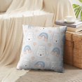 thumbnail image 4 of LALILO Throw Pillow Covers Lovely With Cute Sheep Rainbow And Cushion Cover 18" x 18", 2 Pack, 4 of 6