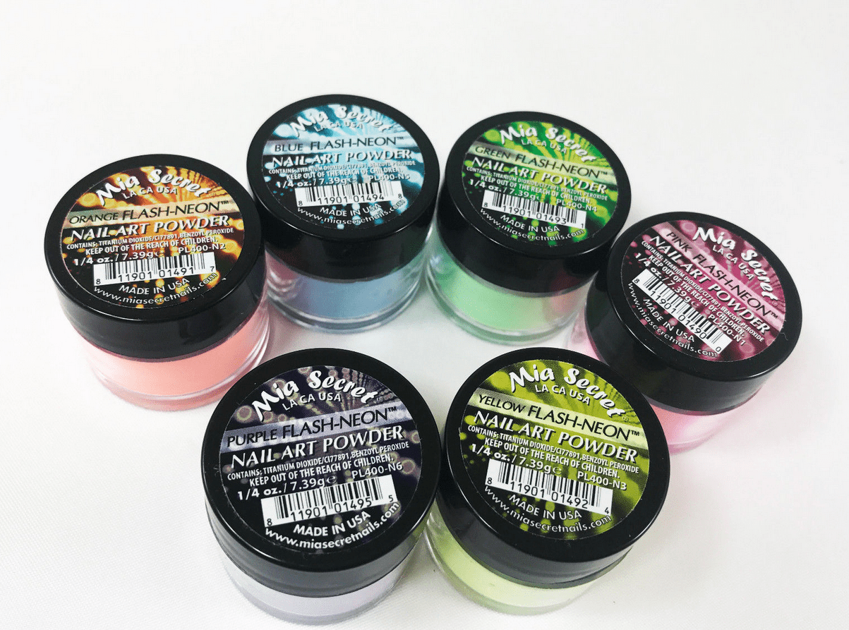Mia Secret -Sweet Nail Acrylic Powder collection set of 6