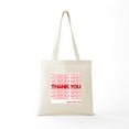 thumbnail image 5 of CafePress - Thank You Bag Tote Bag - Unisex Canvas Tote Bag, Beige, 1-Piece, 5 of 6