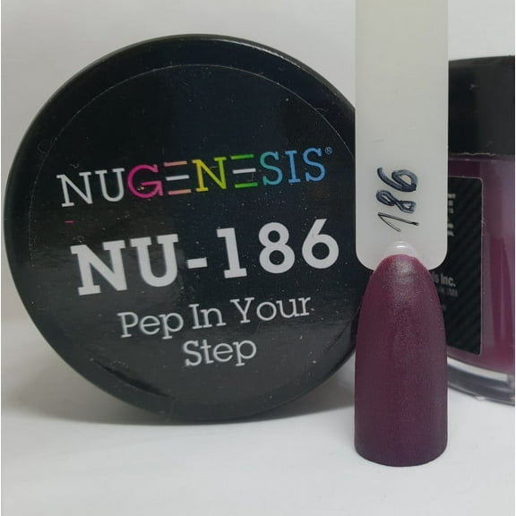 NUGENESIS Nail Color Dip Dipping Powder 1.5oz/jar - NU186 PEP IN YOUR STEP