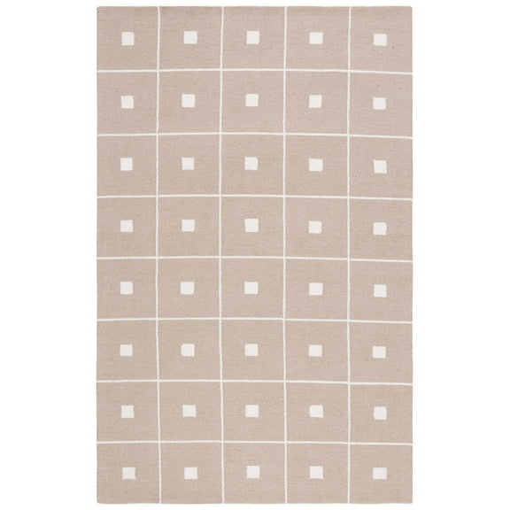 SAFAVIEH Martha Stewart Micro Loop Area Rug, Beige/Ivory, 5' x 8'