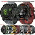 thumbnail image 2 of 22/26MM Printed Silicone Smart Watchband For Garmin Instinct 3 45mm 50mm Instinct E 45mm 2 2X Bracelet Replacement Wrist Straps I 22mm Instinct 3 45mm, 2 of 6