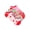 Cherry Coke, variant on Aristocats Women's No-Show Socks, 3-Pack, Size 4-10