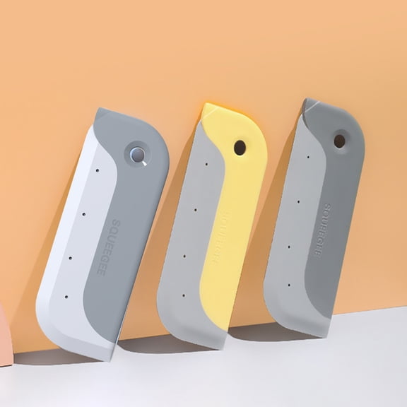 ADDHAT Mini Glass Squeegee 2Pcs Tpr Cleaning Tool For Bathroom Shower And Windows