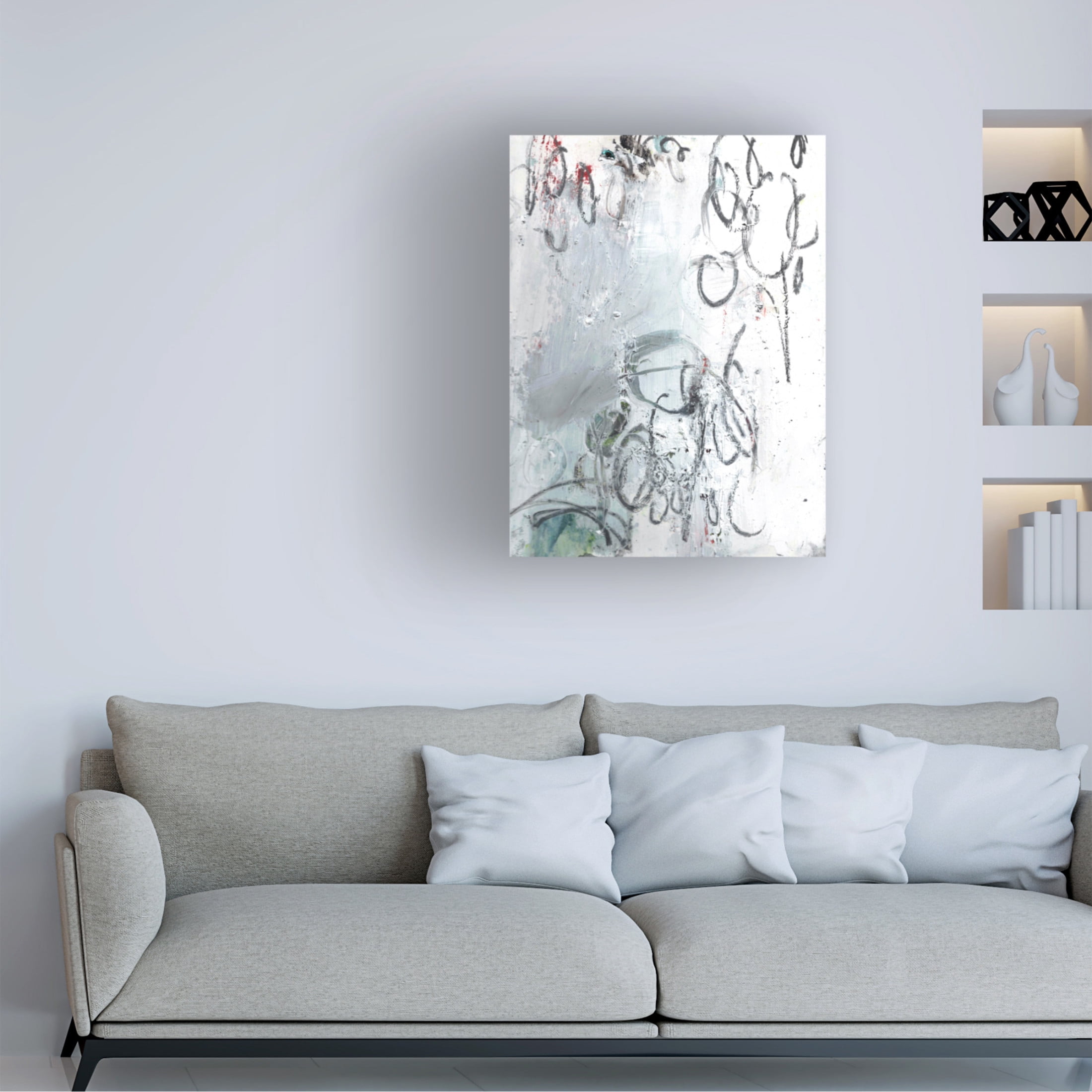 Canvas Wall Art - Deb Chaney 'Afx Vii' Wall Art for Living Room, Bedroom, or Office Décor by Trademark Fine Art - 14 x 19 Inches
