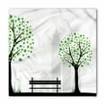 thumbnail image 1 of Leaf Bandana, Urban and Rural Harmony, Unisex Head and Neck Tie, by Ambesonne, 1 of 2