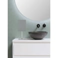 thumbnail image 6 of Aptations Rectangular Standing Mirror (5" x 8") - 3X Magnification | Portable Vanity Mirror with Handle for Flexibility | Decorative Makeup Mirror for Bedroom & Bathroom (Chrome), 6 of 7
