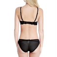 thumbnail image 4 of Varsbaby Women's Sexy Half Cup Thin Padded Bra and Panties Set Underwire Lingeire, 4 of 5