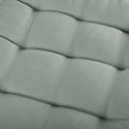 thumbnail image 4 of Juego de 4 cojines de asiento 40x40x3cm con correas para interior y exterior con sello Oeko-Tex - (antracita), 4 of 4