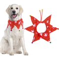 thumbnail image 4 of Dogs Adjustable Puppy for Small Dogs Christmas Scarf Hat Cat Costume Pets Hat Pet Accessories Cat Collar RED GINGERBREAD MAN COLLAR, 4 of 8