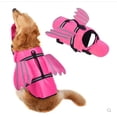 thumbnail image 1 of Chalecos salvavidas para perros Chaleco reflectante de seguridad Chaleco de natación ajustable Ropa de seguridad para perros Chaleco de flotación con asa Chaqueta de natación para perros rosa (XL) oso de fresa Electrónica, 1 of 5