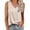 Beige, variant on Silky Satin Tank Tops for Women Summer Loose Fit Work Blouses Dressy Casual Office Tanks V Neck Sleeveless T Shirts