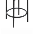 thumbnail image 5 of SAFAVIEH Couture Paisleigh Round Backless Counter Stool, Tan/Black, 5 of 6