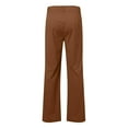 thumbnail image 3 of Dagegui Corduroy Pants for Men Formal Wide Leg Trousers Lightweight Work Office Trouser with Pockets Brown 3XL, 3 of 6